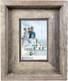 Rustic Signature Picture Frame with Mat Colors | White | Weathered Wood| Burlap | Cinder | Black