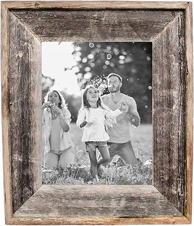 Rustic Farmhouse Artisan Picture Frame | Molding 3.25 inch| Weathered Gray