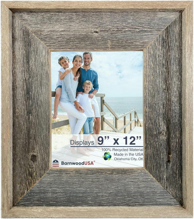 Rustic Farmhouse Artisan Picture Frame | Molding 3.25 inch| Weathered Gray