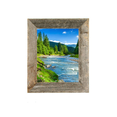 Rustic Farmhouse 1 1/2-Inch Picture Frame WhiteWash | Weathered Gray | Espresso Brown