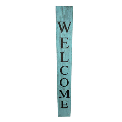 Rustic Welcome Porch Sign | 5ft | Weathered Gray | More Colors Available!