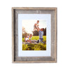 Rustic Signature Picture Frame with Gray Mat