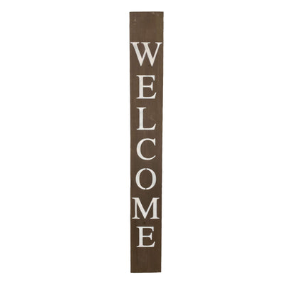 Rustic Welcome Porch Sign | 5ft | Weathered Gray | More Colors Available!