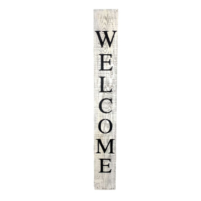 Rustic Welcome Porch Sign | 5ft | Weathered Gray | More Colors Available!