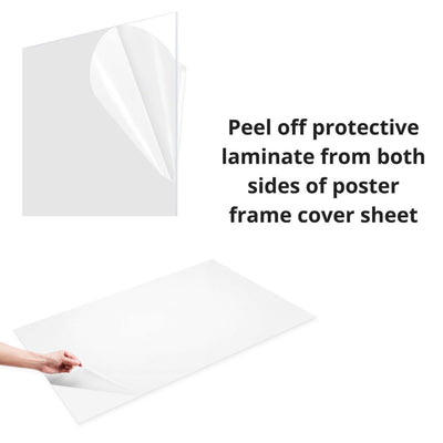 Plexiglass Sheet 8x10 .60, Clear, 1/16th (Set of 10 Sheets)