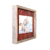 Rustic Farmhouse Plank Picture Frame | Rustic Red