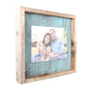 Rustic Farmhouse Plank Picture Frame | Robins Egg Blue