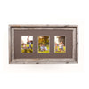 Rustic Signature Picture Frame with Multi Opening Weathered Wood Mat