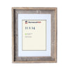 Rustic Signature Picture Frame with Gray Mat