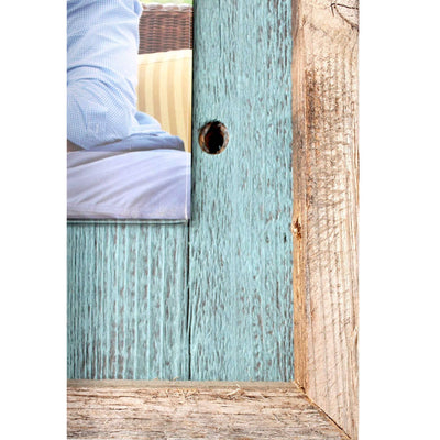 Rustic Farmhouse Plank Picture Frame | Robins Egg Blue