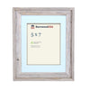 Rustic Signature Picture Frame with Fountain Blue Mat