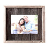 Rustic Farmhouse Plank Picture Frame | Smoky Black