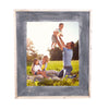 Rustic Farmhouse Artisan Picture Frame | Smoky Black With Weathered Gray