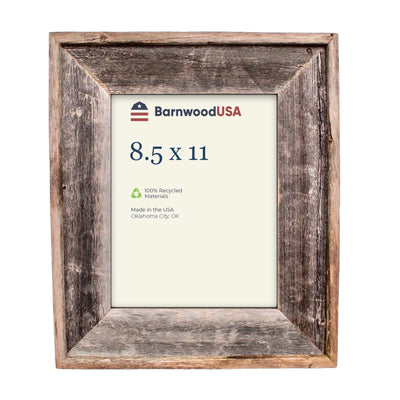 Rustic Farmhouse Artisan Picture Frame | Molding 3.25 inch| Weathered Gray