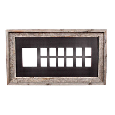 Rustic Farmhouse School Years Matted Picture Frame | 10x20