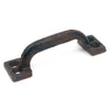 BarnwoodUSA Rustic Farmhouse Style Antique Brown Cast Iron Handle | No Hardware Attachments