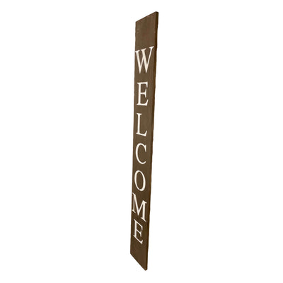 Rustic Welcome Porch Sign | 5ft | Weathered Gray | More Colors Available!