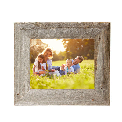 BarnwoodUSA Rustic Farmhouse Style Picture Frames | 3 Inch Wide | 100% Reclaimed Wood | Weathered Gray