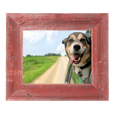 Rustic Farmhouse 3-Inch Picture Frame | Rustic Red