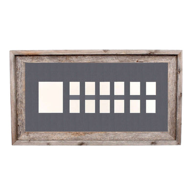 Rustic Farmhouse School Years Matted Picture Frame | 10x20