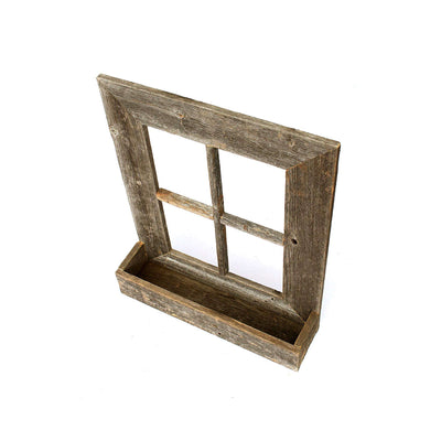 Rustic Farmhouse Window Planter Frame