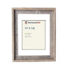 Rustic Signature Picture Frame with Mat Colors | White | Weathered Wood| Burlap | Cinder | Black