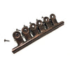 Rustic Bronze Metal Hinge Clips (Pack of 6)