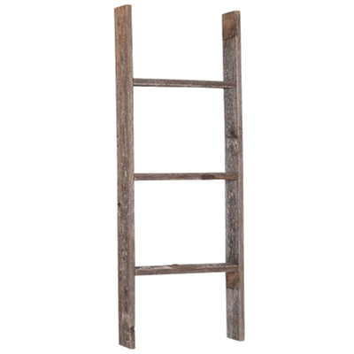 Rustic Farmhouse Bookcase Ladder (Picket)