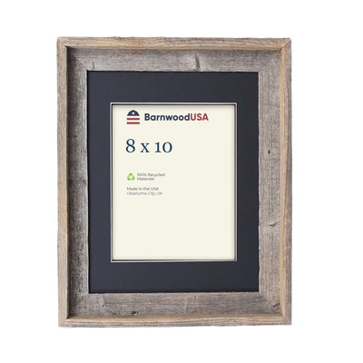 Rustic Signature Picture Frame with Black Mat