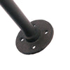 Industrial Cast Iron Angled Pipe Shelf Bracket