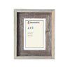 Rustic Signature Picture Frame with Mat Colors | White | Weathered Wood| Burlap | Cinder | Black