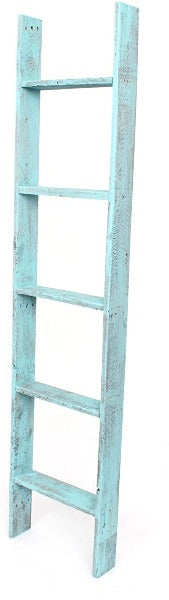 BarnwoodUSA rustic farmhouse blanket ladder