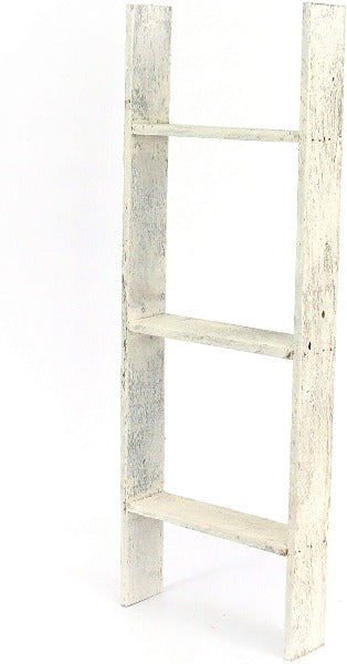 BarnwoodUSA rustic farmhouse blanket ladder