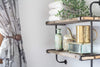 BarnwoodUSA Rustic Wooden Shelf Side View