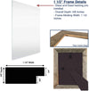 Picture Frame 1 1/2 inch Molding Picture Frame 1 1/2 inch Molding Dimensions