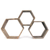 Rustic Farmhouse Floating Hexagon Shelves