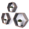 Rustic Farmhouse Floating Hexagon Shelves