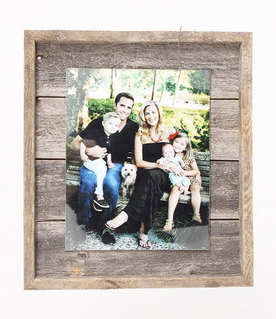 Rustic Farmhouse Plank Picture Frame