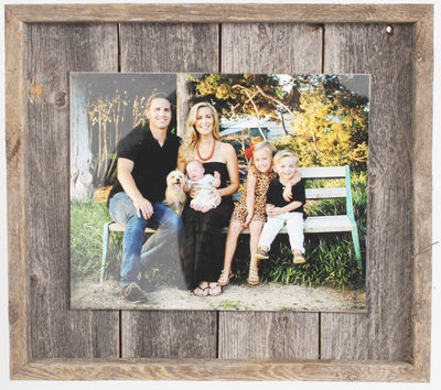 Rustic Farmhouse Plank Picture Frame