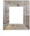 BarnwoodUSA Rustic Farmhouse Style Open Wide Frame 3 Inch (No Glass, or Backing) Weathered Gray