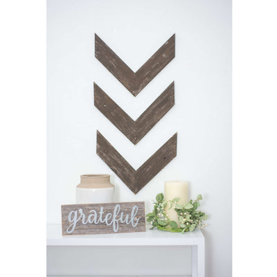 Rustic Farmhouse Chevron Arrow (Set of 3)