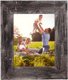 BarnwoodUSA Farmhouse Picture Frame with 3 Inch Wide Frame, 100% Reclaimed Wood