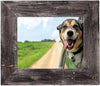 BarnwoodUSA Farmhouse Picture Frame with 3 Inch Wide Frame, 100% Reclaimed Wood