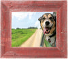 BarnwoodUSA Farmhouse Picture Frame with 3 Inch Wide Frame, 100% Reclaimed Wood