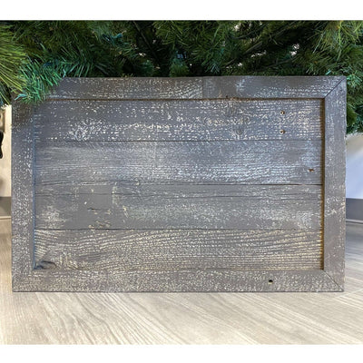 Christmas Tree Box Collar | Farmhouse Tree Box | Wooden Tree Skirt | 4 Sides