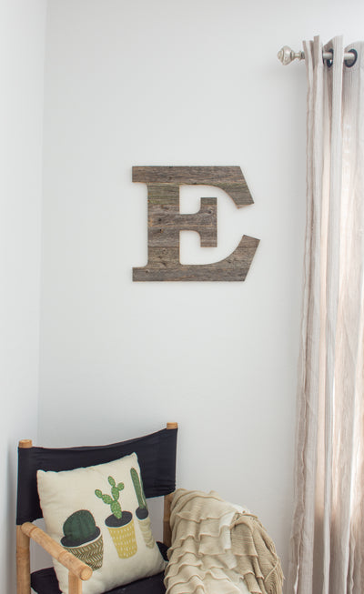 Distressed Barn Wood Letter | Alphabet Wall Decor | Wall Letters