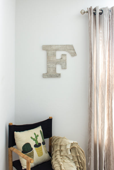 Distressed Barn Wood Letter | Alphabet Wall Decor | Wall Letters