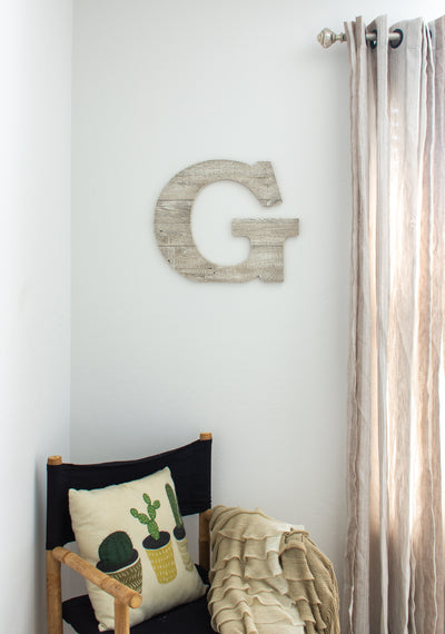 Distressed Barn Wood Letter | Alphabet Wall Decor | Wall Letters