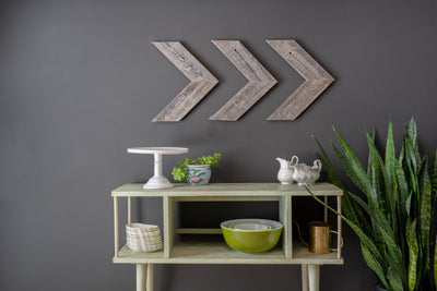 Rustic Farmhouse Chevron Arrow (Set of 3)