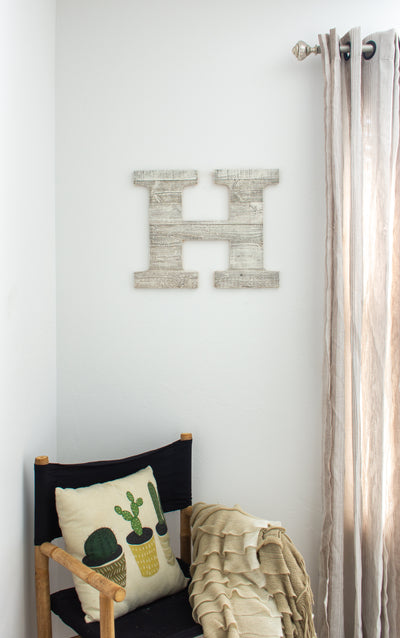 Distressed Barn Wood Letter | Alphabet Wall Decor | Wall Letters